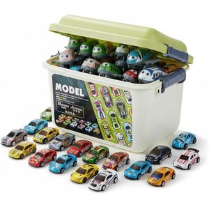 20 car children's racing set with storage box realistic and durable design fun educational toys