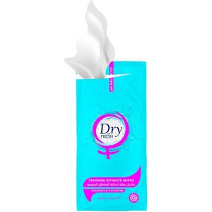 Dry  fresh feminine intimate wipes, flowers,  single wipes