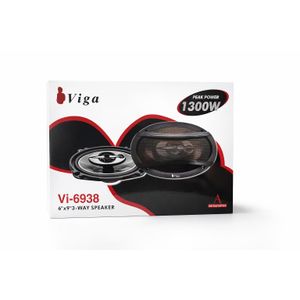 Viga  VI-6937 6x9 inch Oval Car Speaker – 1300W Peak Power – Powerful and Clear Sound – Pair of Speakers