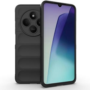 Cover Xiaomi Redmi 17C 4G  ,- Brushed Shockproof Protection Cover Durable Anti-Scratch - Case Premium Quality Slip-Resistant With Protection For Camera - Black