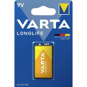 VARTA بطارية فارتا الالماني VARTA LONGLIFE 9V لونج لايف 9فولت