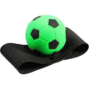 Green Wrist Return Ball - Adjustable Bounce Back Ball with String, Rubber Elastic Rebound Ball Finger Exercise Activity and Play Balls, Youth Sporting Goods