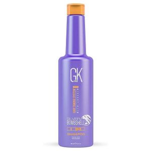Gk Silver Bombshell Shampoo 280ml – Anti-Yellow Toner for Blonde & Grey Hair