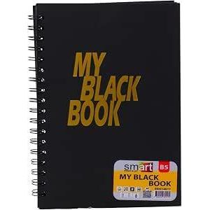 Sketch darwing black paper by smart - 40 sheets- 120 gram -size B5