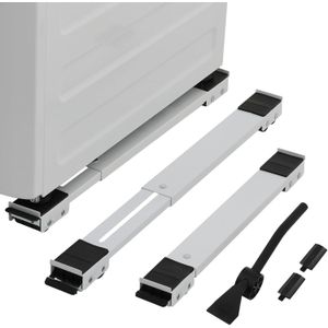 حامل غسالة وأثاث متحرك بقوة تحمل استثنائية  معدن خفيف الوزن لكنه متين جداً  يناسب جميع المساحات والاحتياجات المنزلية