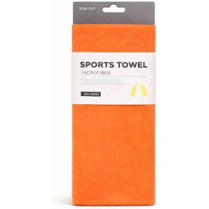 Quick Dry Sports Towel, Ultra Soft Microfiber Nano Fabric, Strong Water Absorption, Lightweight & Fast Drying Gym, Travel, Home Towel, 50x120 cm. (Orange)