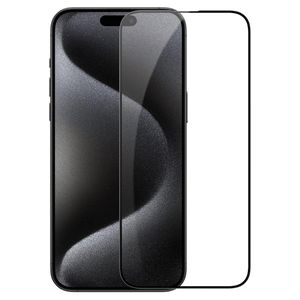 Nillkin CP+ PRO Anti-Explosion Glass Screen Protector, 0.33mm, 2.5D Designed For Apple iPhone 15 Pro Max - Black