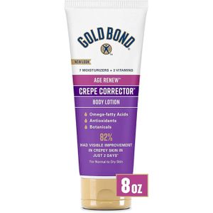 24K PURE GOLD Gold Bond Age Renew Crepe Corrector Body Lotion, Replenishing &amp Smoothing Formula, 8 oz, Limited Edition