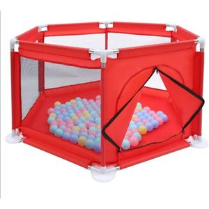 حاجز لعب للأطفال مع مركز نشاط وأرضية مزودة - مع 30 كرة