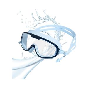 Swimming Goggles, UV Protection, No Water Leakage, Nose Bridge Design, Comfortable Fit, Adjustable Glasses Strap for Boys and Girls (Multicolor) (Multicolor)