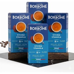 Caffe Borbone قهوة من كافيه بوربون مطحونة بتحميص متوسط داكن مع وعاء موكا ميسيلا نوبيل عبوة 250 جرام