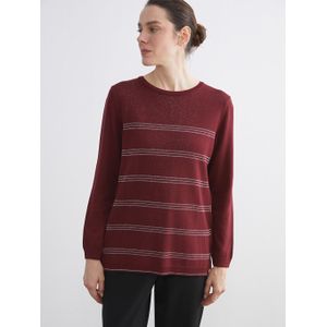 LC Waikiki Crew Neck Striped Women's Knitwear Sweater