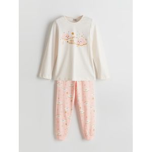 LC Waikiki Crew Neck Girls Pajama Set