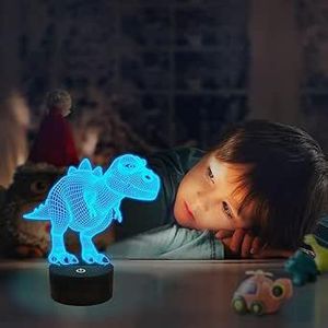 General  3D Night Light, 16 Colour Changing LED Lamp with Remote Control, Illuminated Base – Decorative LED Platform