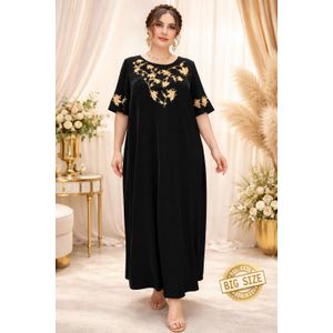 Women’s Plus Size Summer Casual Dress – Free Size (85–120 KG)
