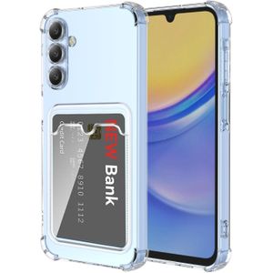 جراب حماية لموبايل سامسونج جلاكسي A57 ناعم ومضاد للخدوش والصدمات من البولي يوريثين المقاوم للحرارة بتصميم رفيع مع حامل كروت