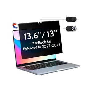 Magnetic Privacy Screen for Macbook Air 13.6/13 Inch (2022-2025, M2, M3, M4), Removable Matte Anti Glare Blue Light