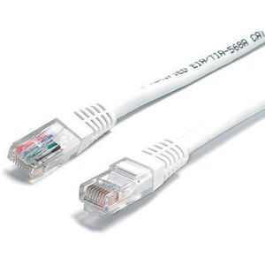 شبكة كات 6 شبكة LAN  101001000 جيجابت باتش ليد، أبيض، 5 متر