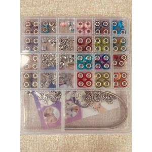 Assorted Beads Set with Organizer Box for Bracelets and Jewelry Making