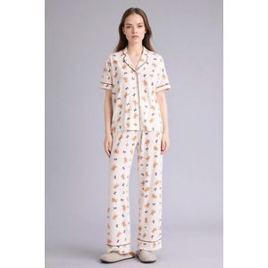 Defacto Softshell Teddy Bear 2 Piece Pajama Set