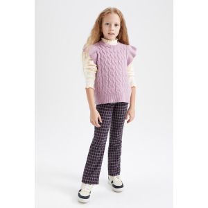 Defacto Girl Flare Fit Trousers - Black