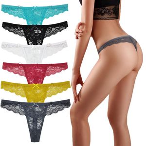 SHEIN 5pack Floral Lace Crotchless Thong Set-5624. @ Best Price