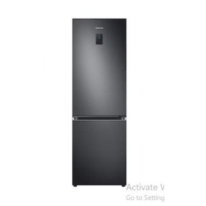 Samsung 12 cu. ft. (340 L) Bottom Freezer Refrigerator with No Frost Defrost Function, Black, RB34T672FB1