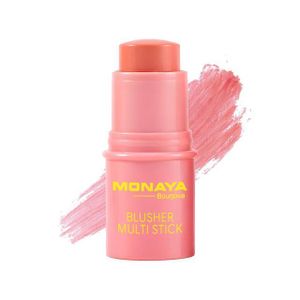 MONAYA S006 بلاشر ملتي ستيك – بلاشر كريمي للخدود والشفاه، لون قابل للبناء، تركيبة ناعمة سهلة الدمج، لمسة طبيعية