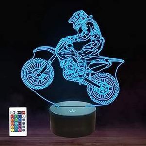 General  3D Night Light, 16 Colour Changing LED Lamp with Remote Control, Illuminated Base – Decorative LED Platform