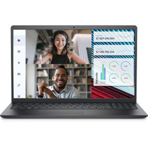 DELL لابتوب من ديل، بمعالج انتل، شاشة 15.6 بوصة، وذاكرة رام 8 جيجابايت