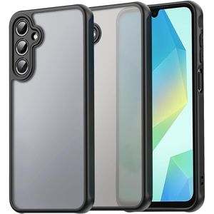 Case Compatible with Samsung Galaxy A16 5G, Ultra Thin Mobile Phone Case with Shockproof, Scratch-Resistant, Translucent Matte Protective Case, Anti-Fingerprint TPU (Matte Black)