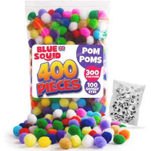 كرات بوم للحرف - كرات بوم ملونة - كرات فازة بألوان قوس قزح متعددة للحرف