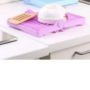 AGFA Plastic Kitchen Dish Rack with Tray - Purple and White: Buy Online at  Best Price in Egypt - Souq is now