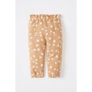 Defacto Baby Girl Regular Fit Trousers - Beige