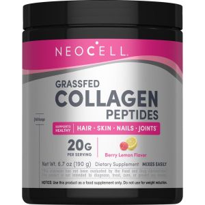 NEOCELL Grassfed Collagen Peptides Berry Lemon Flavor 190 g
