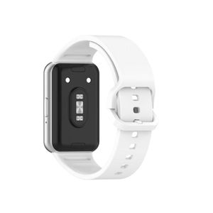 سوار ساعة رياضي بديل من السيليكون الناعم، متوافق مع ساعة سامسونج جالاكسي فيت 3، حزام مقاوم للعرق سهل الفك للرجال والنساء