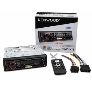 Kenwood  KWD-X18 Car Stereo – USB / TF / AUX with Remote Control