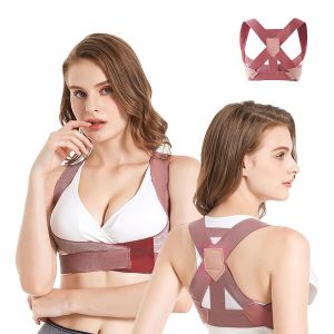 Posture Corrector For Women, Back Brace Back Straightener Adjustable Upper Back Support Belt For Lower Back Neck Shoulder Lumbar Spine Pain Relief, Upper Waist 33-43 Inch - L