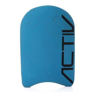 Activ Self Pattern Rubber Swimming Board - Sky Blue & Red