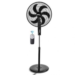 Skyline Jet Stand Fan, 18 Inch, 6 Blades, Remote Control, SF18-R - Black