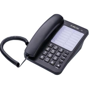 EL-ADL.Tec 209 Corded Landline Telephone (Black)