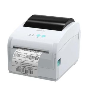 Gainscha جاينشا GS-2408DC طابعة باركود حرارية - ابيض