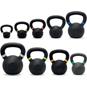 كايتل بيل حديد صلب مانع للصدأ أداة تدريب متكاملة لتمارين السكوات، القوة، الكارديو، وحرق الدهون داخل المنزل وداخل الجيم ( 12 Kilograms )