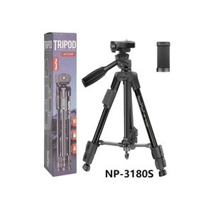 NeePho NP-3180S Extendable 360 Rotation Tilt Handle Carbon Fiber Camera Tripod Phone Outdoor Live Selfie Camera Phone Floor , Stand for DSLR Camera with Wireless Control