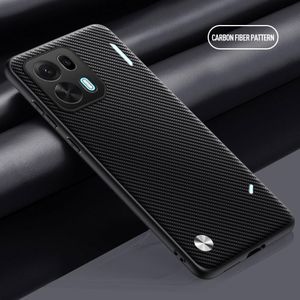 OPPO K15 Pro Case Cover – Vegan Leather Luxury Shockproof Protective Cover with Carbon Fiber Texture Design, Scratch-Resistant Finish