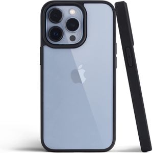 جراب ايفون 14 برو ماكس شفاف  باطار اسود مقاوم للصدمات تصميم مميز وجذاب (iphone 14 pro max)