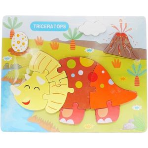 أوف-824-4 لغز حيوانات خشبي 11 قطعة للأطفال - متعدد الألوان