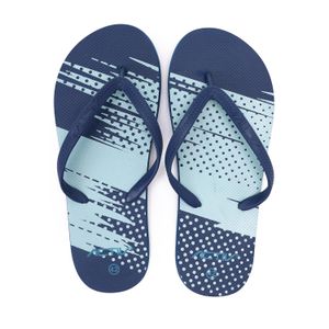 Activ Printed Beach Slip On Flip Flops - Blue Shades