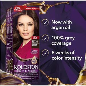 Wella  Koleston Hair Color Creme 303/0 Dark Brown