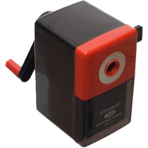 3A مبراة ميكانيكية Hyundai sh-111 ذاتية الدخول والخروج - أسود أحمر